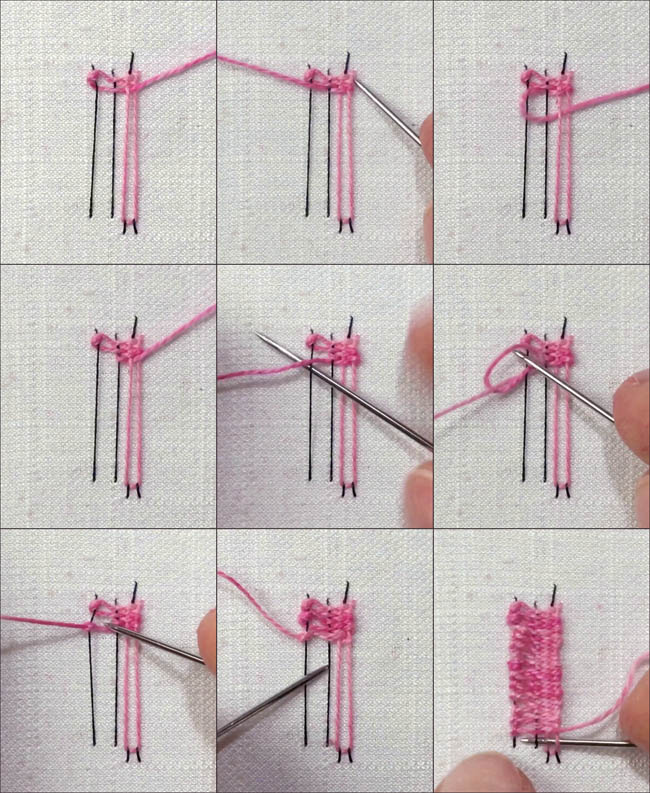 In this tutorial, I'm demonstrating the step-by-step creation of a captivating 3D cherry blossom branch embroidery design using needle weaving stitch and woven picot stitch techniques, while also sharing stumpwork ideas