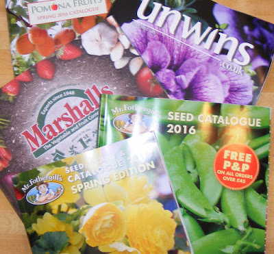 Marshalls Unwins and Mr Fothergill seed catalogues