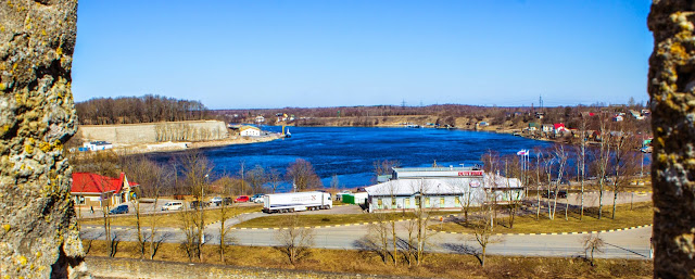 River Narva at Russia-Estonia border