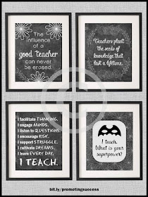  printable posters for teachers gift ideas
