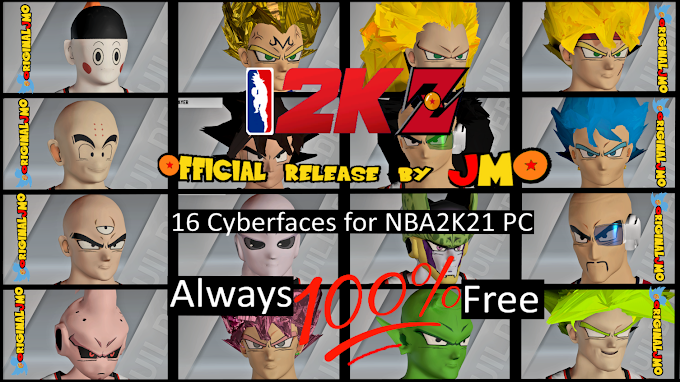 Dragon Ball Z Cyberfaces Pack by JMO