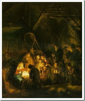 Rembrandt Nativity   