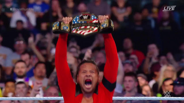 Royal Rumble : Shinsuke Nakamura Defeated Rusev To Reclaim The United States Title 