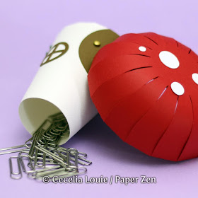 Paper Mushroom Gift Box SVG File for Cricut Explore Silhouette - Clips