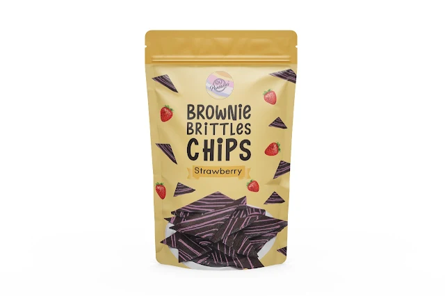 Brownie Brittle Chips Strawberry