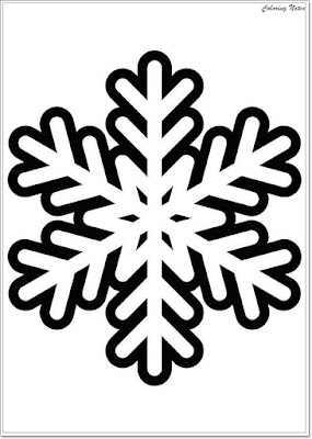 Snowflake Coloring Pages for Preschoolers, Simple Snowflake Coloring Pages Printable, Christmas Snowflake Coloring Pages