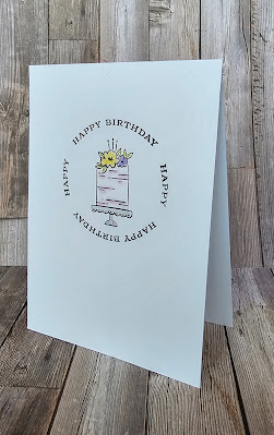 Curved Occasions stampin up simple stampiing easy birthday card