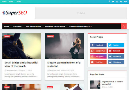 Super Seo Premium, Blogger Template,Free Download