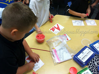 Photo of Playdough letters