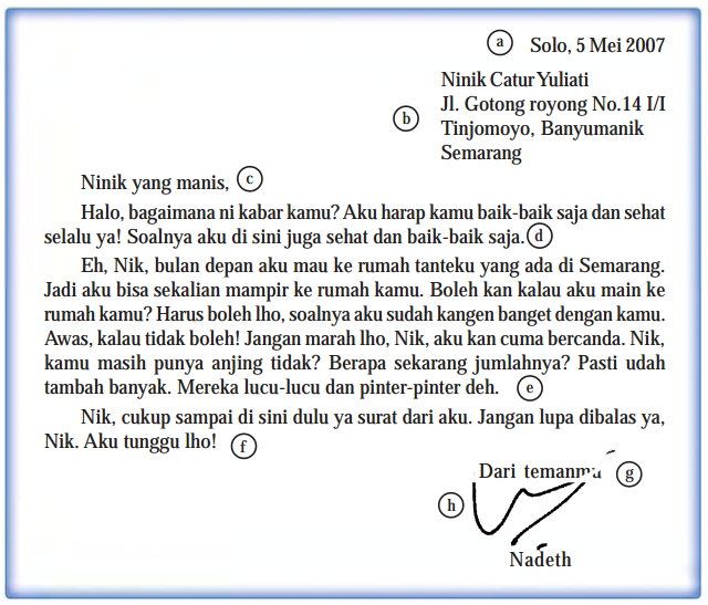 Contoh Surat Bahasa Sunda Tidak Resmi - Surat 25