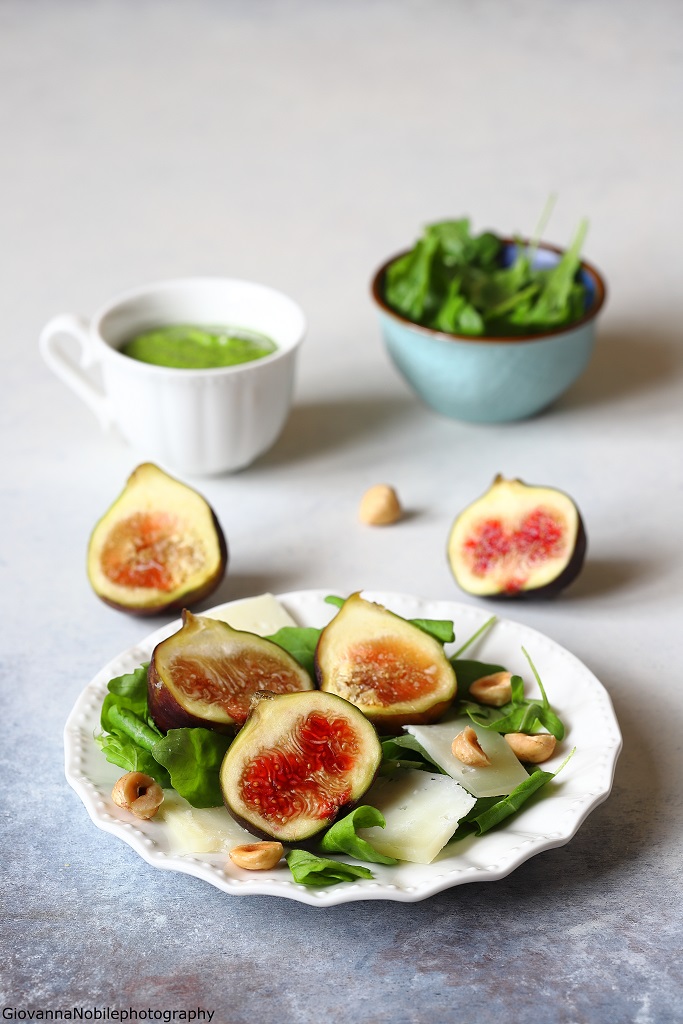 Insalata di fichi, rucola e pecorino stagionato