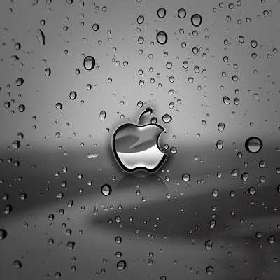 iPhone Wallpaper: Apple Rain