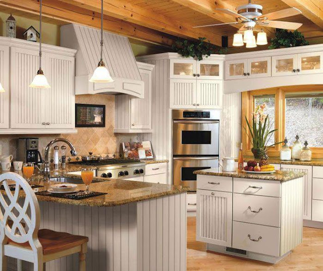 kitchen light fixtures menards over kitchen bar ideas and kitchen ceiling fan light fixtures over island ideas images. country kitchen interior design with chalk paint white cabinets and decor ideas above cabinets, stainless steel appliances, cream granite countertops, tile backsplash design