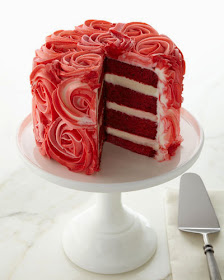 Neiman Marcus Red Velvet Rose Cake, 