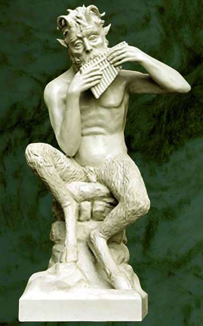 Мраморная статуэтка Пана