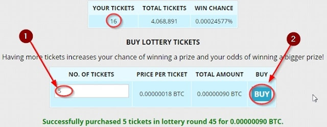 Lottery Ticket Karid Le