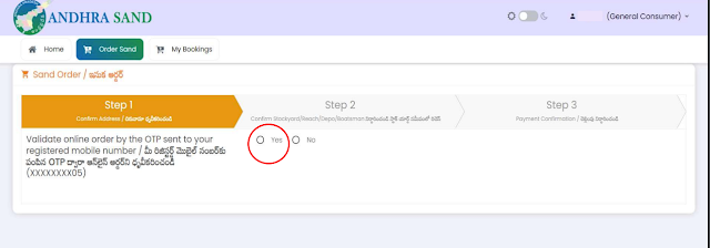 AP Sand Booking Online