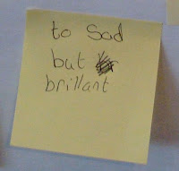 Comment left on a Post-It note at the Anne Frank [+ you} exhibition running during October in Lisburn Library