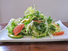 Grapefruit, Fennel, Avocado Green Salad