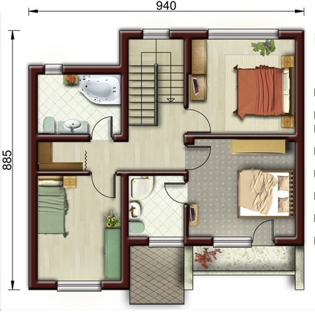 home design interior singapore Rancangan  Rumah  2  Lantai  