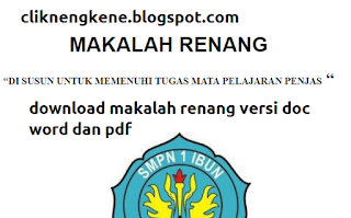 Download Makalah Kolam renaang versi doc word dan pdf