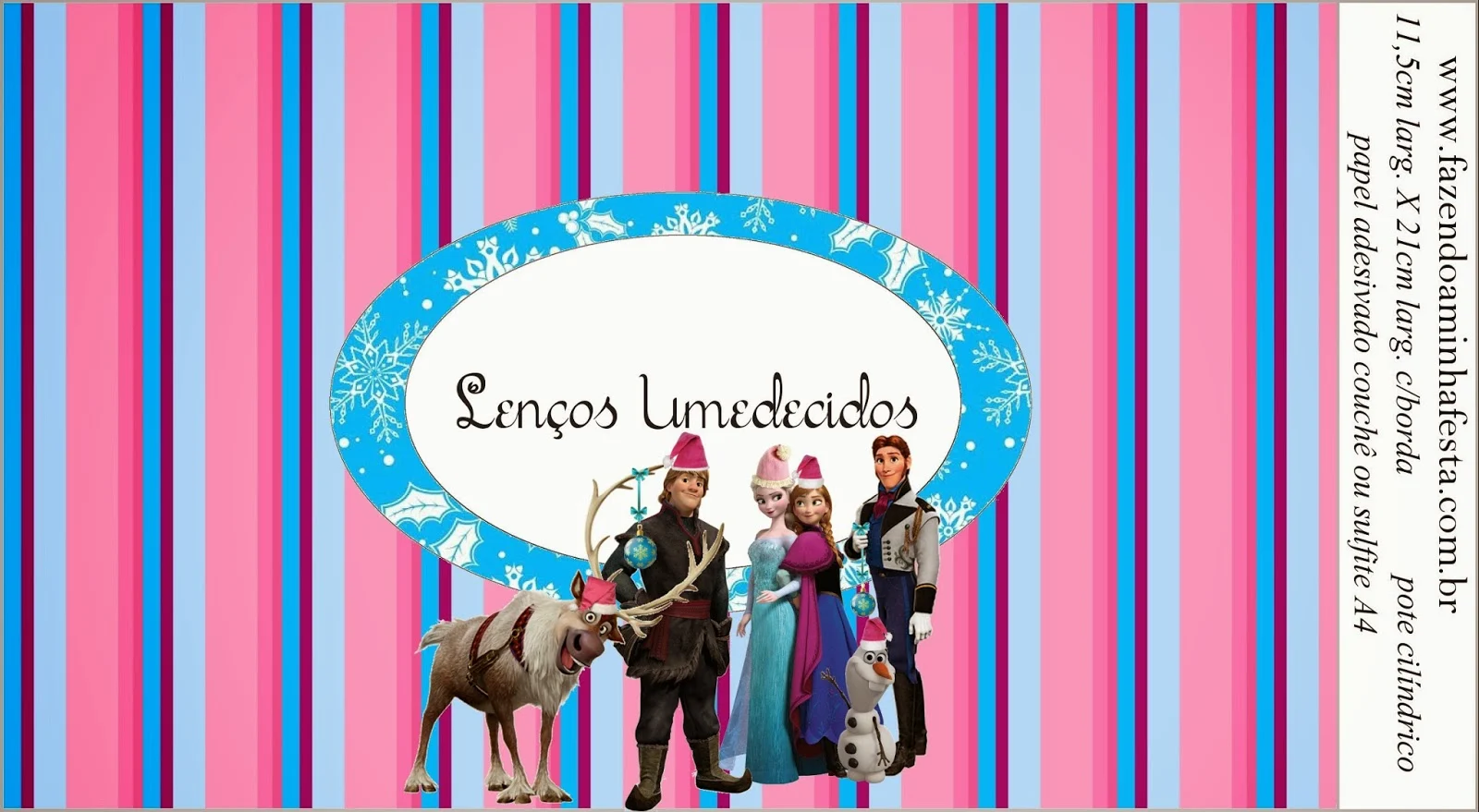 Etiquetas de Frozen para Navidad para imprimir gratis.