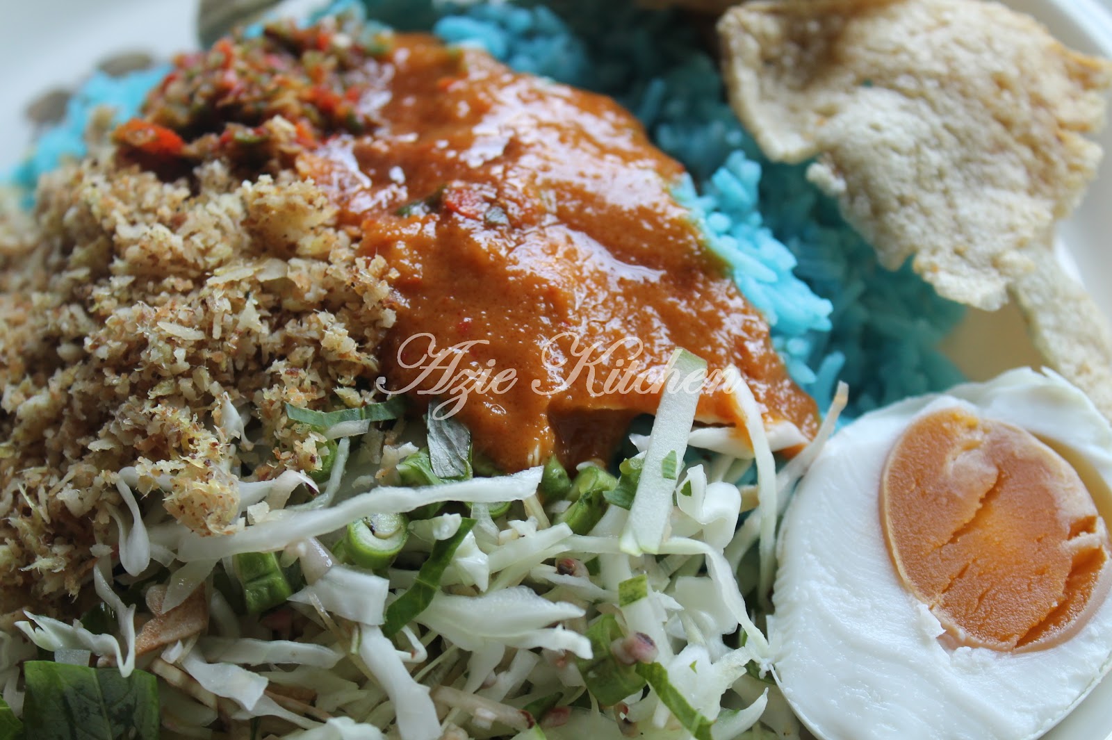 Nasi Kerabu Kelantan - Azie Kitchen