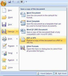Cara Merubah File Word Menjadi PDF