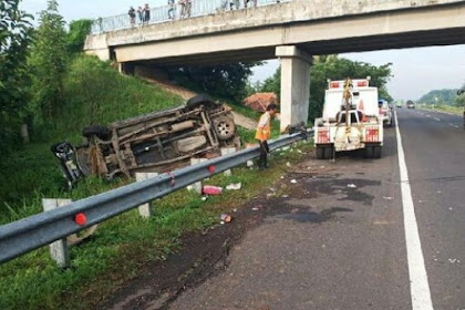 Kecelakaan Di Tol Cipali, 1 Orang Tewas 5 Luka-luka