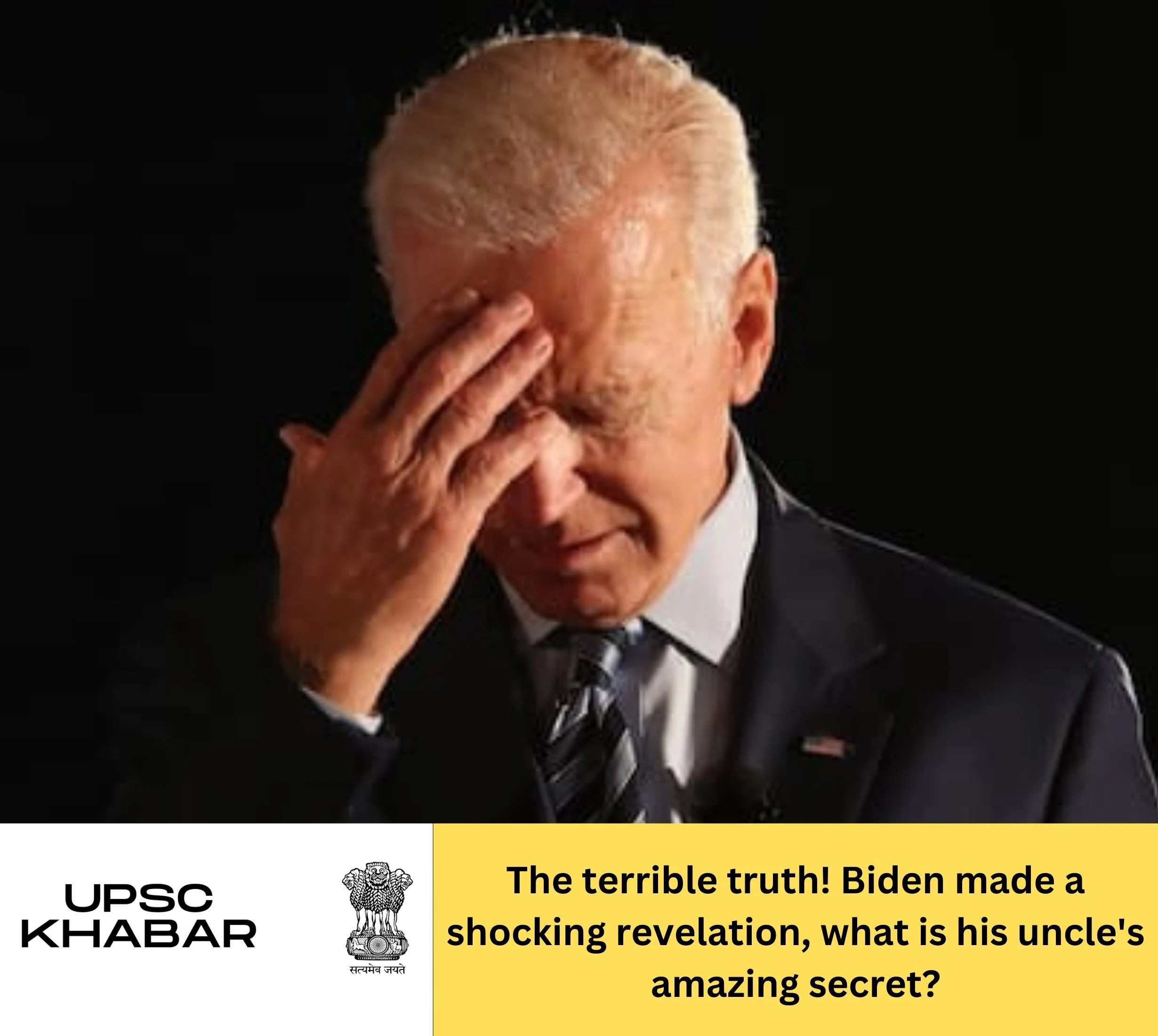 The terrible truth! Biden made a shocking revelation, what is his uncle's amazing secret?