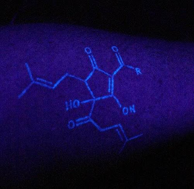 These are invisible tats that only show under black light and UV ink tattoos