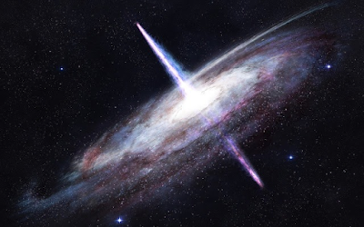   Entenda a diferença entre um e outro!  BLAZAR:  O blazar é um corpo celeste que apresenta uma fonte de energia muito compacta e altamente variável associada a um buraco negro supermassivo do centro de uma galáxia ativa. O blazar sofre um dos fenômenos mais violentos do universo e é um dos tópicos mais importantes em astronomia extragaláctica. Os blazares são membros de um grupo maior de galáxias ativas conhecidas como galáxias de núcleo activo (AGN em inglês). Entretanto, os blazares não são um grupo homogêneo e portanto estão divididos em grupos menores dos quais destacam-se os OVVs e os objetos BL Lacertae.  QUASAR:  Um quasar (abreviação de quasi-stellar radio source, ou fonte de rádio quase-estelar) é um objeto astronômico distante e poderosamente energético com um núcleo galáctico ativo, de tamanho maior que o de uma estrela, porém menor do que o mínimo para ser considerado uma galáxia. Quasares foram primeiramente identificados como fontes de energia eletromagnética (incluindo ondas de rádio e luz visível) com alto desvio para o vermelho (redshift), que eram puntiformes e semelhantes a estrelas, em vez de fontes extensas semelhantes a galáxias. Os quasares são os maiores emissores de energia do Universo. Um único quasar emite entre 100 e 1000 vezes mais luz que uma galáxia inteira com cem bilhões de estrelas.  MAGNETAR:  Magnetar é uma estrela de nêutrons com alto valor de campo magnético. Possui campo magnético estimado em 1 bilhão de teslas. Tem como característica principal a alta emissão de raios X e raios gama. Considera-se o magnetar um tipo especial de estrela de nêutrons (EN). As ENs são esferas compactas de cerca de 15 quilômetros de diâmetro, correspondendo ao núcleo do que resta do colapso de uma estrela com cerca de dez vezes a massa do Sol. Os magnetares, por razões que ainda não completamente esclarecidas, têm campos magnéticos mil vezes mais fortes do que as ENs normais. No entanto, existe certa controvérsia a respeito de que as estrela de nêutrons podem ser tão magnéticas. Assim, os candidatos a magnetares são frequentemente referidos na literatura científica como Repetidores de Raios Gama (SGR) ou Pulsares de Raios-X Anômalos (AXP), dependendo das características das suas erupções.