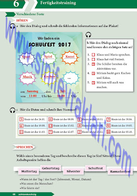 9. Sınıf Almanca A1.1 Ders Kitabı Cevapları Sayfa 68
