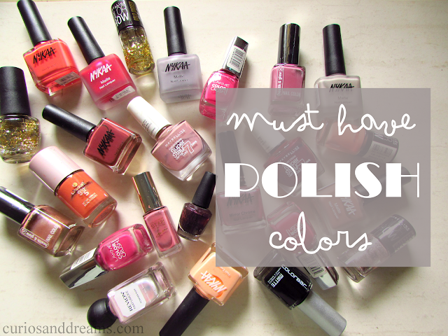 Must Have Polish Colors, How to Pick Nail polish colors, the only nail polish colors you need