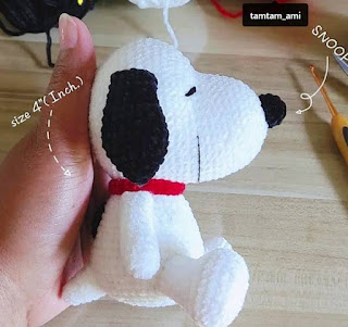 PATRON GRATIS SNOOPY AMIGURUMI 55663