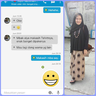 Testimoni Alya Hijab | T-Shirt Cape - Alya Hijab Jual Hijab dan Gamis Online Terpercaya