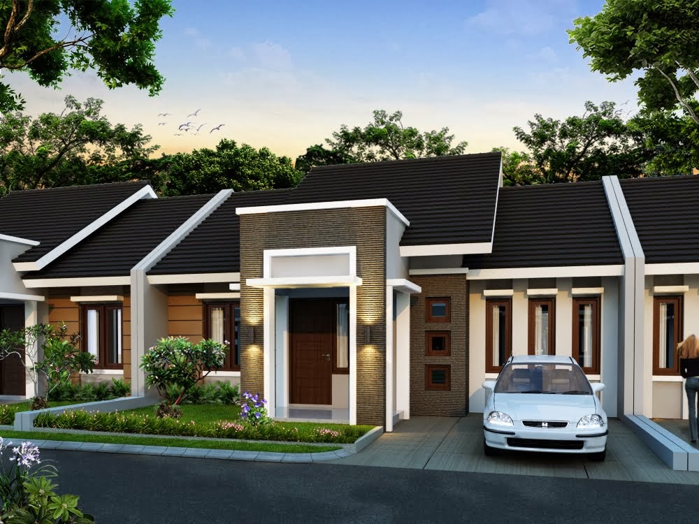 Gambar Desain  Rumah  Minimalis  Modern  Dengan 1  Lantai 