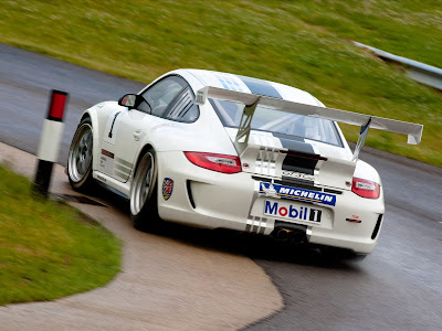 2011 Porsche 911 GT3 Cup Rear Angle View