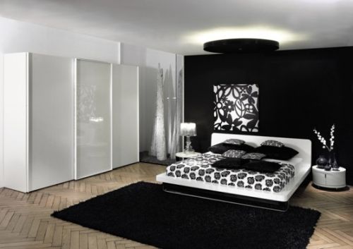 Modern interior decoration bedroom contemporary style luxury bed-7