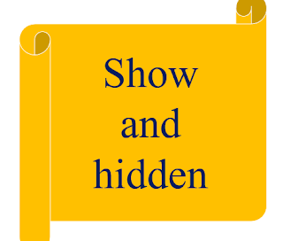 How to hidden and show en element in Angular
