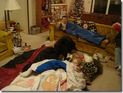 Christmas sleep over 2