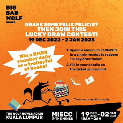 THE BIG BAD WOLF BOOK SALE MIECC THE MINES SEDIAKAN 3.5 JUTA BUKU PELBAGAI GENRE DAN DISKAUN SEHINGGA 95%