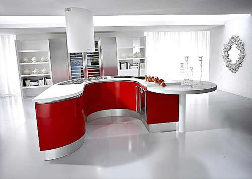 Red Cabinets