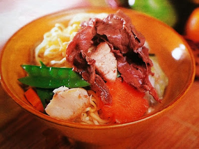 Gambar Resep Mi Kuah Daging Sukiyaki