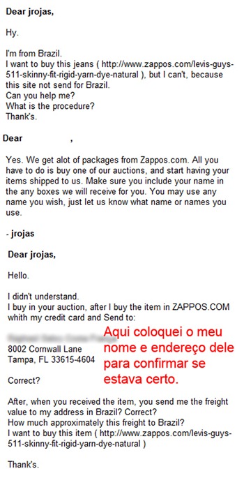 Comprando em Sites Que Não Enviam Para o Brasil 01