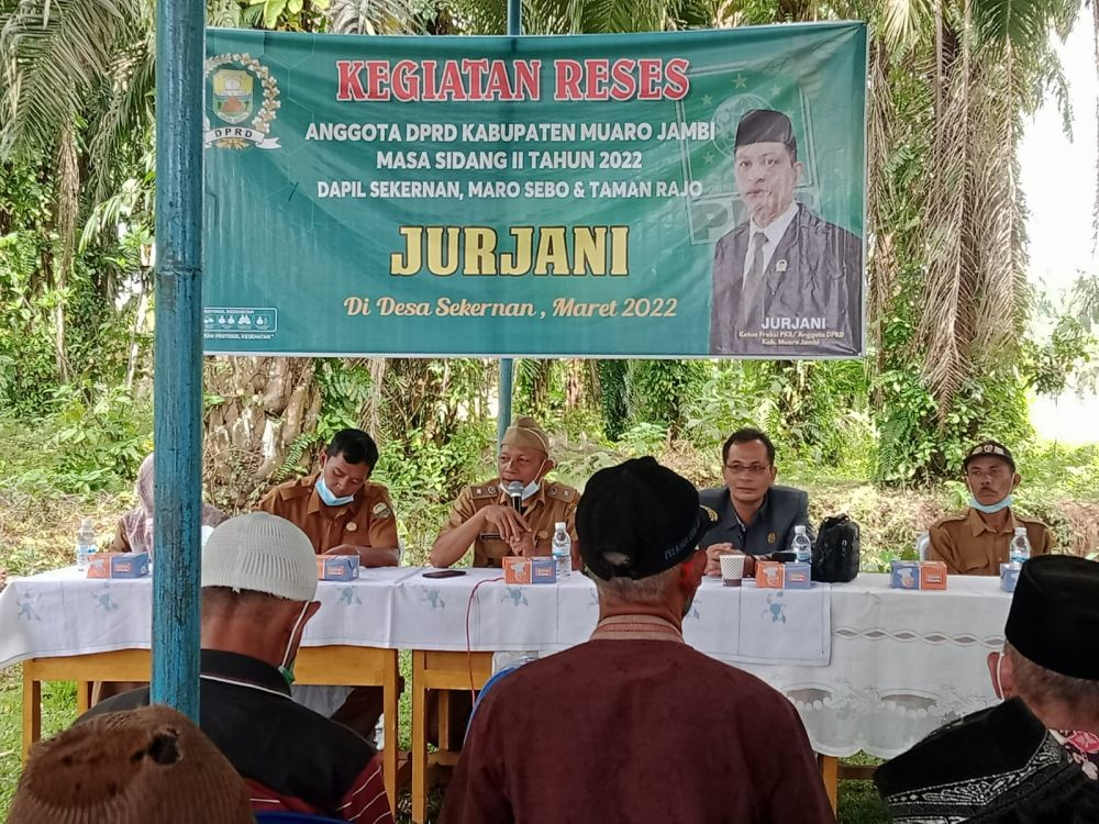 Anggota DPRD Muarojambi Tampung Aspirasi Warga Kecamatan Sekernan
