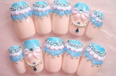 Stylish Crazy 3d Nail Designs