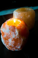 Tea Light Candle Salt Lamp