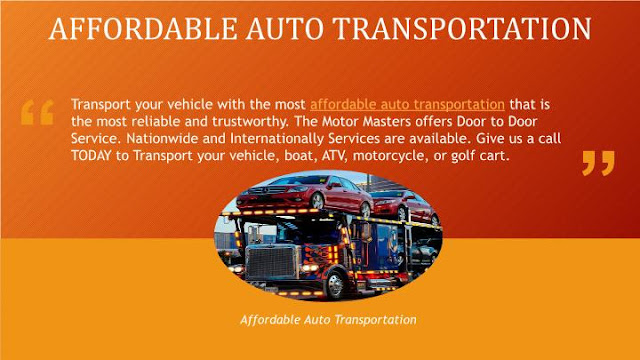  affordable auto transportation