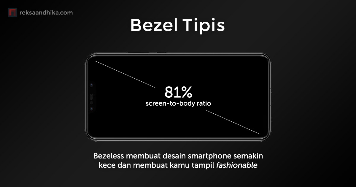 Bezel tipis buat smartphone lebih kece